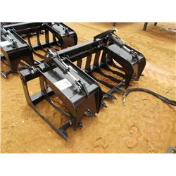 72" HYDRAULIC GRAPPLE, FITS SKID STEER LOADER