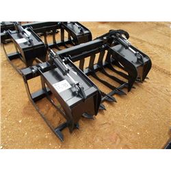72" HYDRAULIC GRAPPLE, FITS SKID STEER LOADER