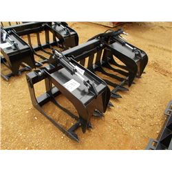 72" HYDRAULIC GRAPPLE, FITS SKID STEER LOADER