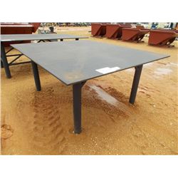 72  X 84  METAL TABLE