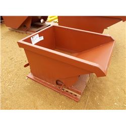 STANDARD DUTY 1/2 CUBIC YARD STACKABLE SELF DUMPING HOPPER, 4,000# CAP
