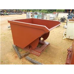 STANDARD DUTY 2 CUBIC YARD SELF DUMPING HOPPER, 4,000# CAP