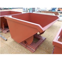 STANDARD DUTY 2 CUBIC YARD SELF DUMPING HOPPER, 4,000# CAP