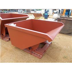 STANDARD DUTY 1.5 CUBIC YARD SELF DUMPING HOPPER, 4,000# CAP