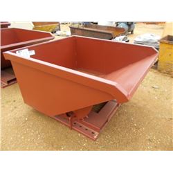 STANDARD DUTY 1.5 CUBIC YARD SELF DUMPING HOPPER, 4,000# CAP