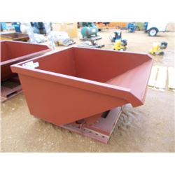 STANDARD DUTY 1.5 CUBIC YARD SELF DUMPING HOPPER, 4,000# CAP
