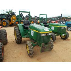 JOHN DEERE 870 MFWD FARM TRACTOR, S/N M00870B103796, 3 PTH, PTO, 12.4-24 REAR TIRES, 7-14 FRONT TIRE