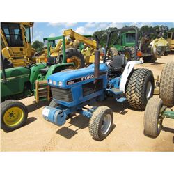 FORD 1920 FARM TRACTOR, S/N UP37116, 3 PTH, PTO, 18.4X16 TIRES, W/6' LAND PRIDE MOWER, METER READING