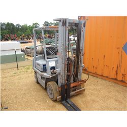 TOYOTA FORKLIFT, S/N 18096, 3 STAGE, LP GAS