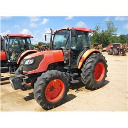 KUBOTA M9540D MFWD FARM TRACTOR, S/N 58106, 3 PTH HITCH, PTO, 3 REMOTES, ECAB W/AIR, 18.4-30 REAR TI