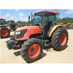 KUBOTA M9540D MFWD FARM TRACTOR, S/N 58068, 3 PTH HITCH, PTO, 3 REMOTES, ECAB W/AIR, 18.4-30 REAR TI