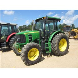 JOHN DEERE 6115D MFWD FARM TRACTOR, S/N 020908 (11 YR) FRONT HYD, 3 PTH, PTO, 3 REMOTES, ECAB W/AIR,