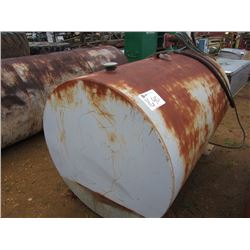 FUEL STORAGE TANK, SKID MTD, 12V PUMP & HOSE W/NOZZLE