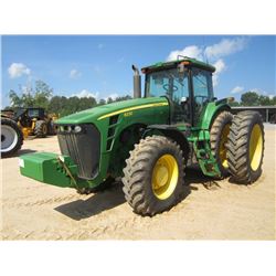 2007 JOHN DEERE 8330 MFWD FARM TRACTOR, S/N 021066 (08 YR) 3 PTH, PTO, 4 REMOTES, ECAB W/AIR, 480/80