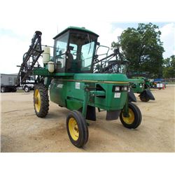 JOHN DEERE 6500 SPRAYER, S/N 006438, 60' FRONT FOLD BOOMS, TRIMBLE GUIDANCE SYSTEMS W/ ACCU BOOM, FO