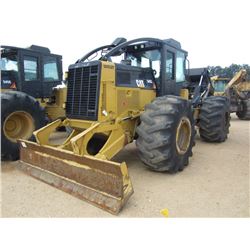 CAT 545C GRAPPLE SKIDDER, S/N 54500997 (12 YR) DUAL ARCH, WINCH, ECAB W/AIR, 30.5L-32 TIRES, METER R