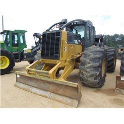 CAT 545C GRAPPLE SKIDDER, S/N 54500993 (12 YR) DUAL ARCH, WINCH, ECAB W/AIR, 35.5L-32 TIRES, METER R