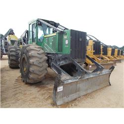 JOHN DEERE 748H GRAPPLE SKIDDER, S/N 652092 (13 YR) DUAL ARCH, GRAPPLE, WINCH, ECAB W/AIR, 30.5L-32 