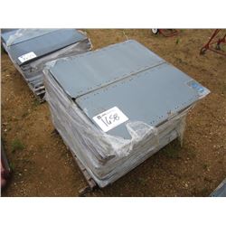 (1) LOT 3'X17" METAL PANELS