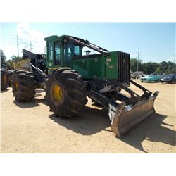JOHN DEERE 748H GRAPPLE SKIDDER, S/N 629128 (10 YR) DUAL ARCH, WINCH, SWEDA AXLES, ECAB, W/AIR, 30.5
