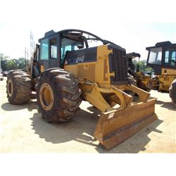CAT 525C GRAPPLE SKIDDER, S/N 52500541 (08 YR) DUAL ARCH GRAPPLE, WINCH, ECAB W/AIR, 30.5-32 TIRES, 
