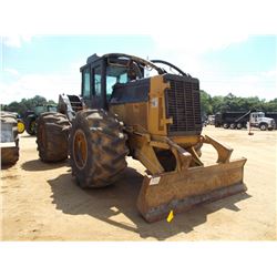 CAR 525C GRAPPLE SKIDDER, S/N 52500324 (07 YR) SINGLE ARCH GRAPPLE, WINCH, ECAB W/AIR, 30.5X32 TIRES