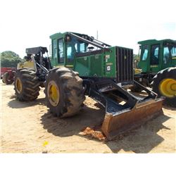 JOHN DEERE 648H GRAPPLE SKIDDER, S/N 629218 (10 YR) DUAL ARCH GRAPPLE, WINCH, 30.5-32 TIRES, METER R