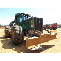 JOHN DEERE 648H GRAPPLE SKIDDER, S/N 626793 (10 YR) DUAL ARCH, WINCH, ECAB W/ AIR, 30.5L-32 TIRES, M