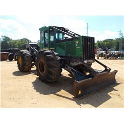 JOHN DEERE 648H GRAPLE SKIDDER, S/N 622316 (08 YR) SINGLE ARCH, WINCH, ECAB W/AIR, 30.5L-32 TIRES, M