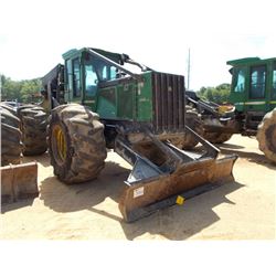 JOHN DEERE 648G III GRAPPLE SKIDDER, S/N 607748 (06 YR) DUAL ARCH, WINCH, ECAB W/AIR, 30.5L-32 TIRES