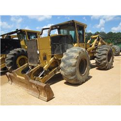 TIGERCAT 620 GRAPPLE SKIDDER, S/N 0383, DUAL ARCH, WINCH, ECAB W/AIR, 30.5L-32 TIRES, METER READING 