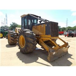 JOHN DEERE 648G III GRAPPLE SKIDDER, S/N 577362 (2000 YR) SINGLE ARCH, WINCH, ECAB W/AIR, 30.5-L32 T