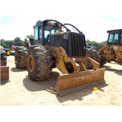 CAT 525B GRAPPLE SKIDDER, S/N 3KZ01878 (05 YR) SINGLE ARCH, WINCH, ECAB W/AIR, 30.5L-32 TIRES