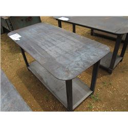 HEAVY DUTY 30X57 WELDING SHOP TABLE W/SHELF