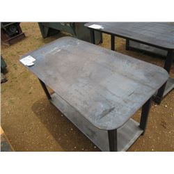 HEAVY DUTY 30X57 WELDING SHOP TABLE W/SHELF