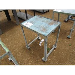 METAL ROLL AROUND STAND, 20"X24"