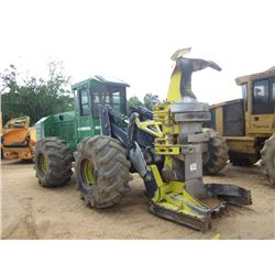 JOHN DEERE 843J FELLER BUNCHER, S/N 770098 (06 YR) JOHN DEERE FD22B SAWHEAD, ECAB W/ AIR, 28L-26 TIR