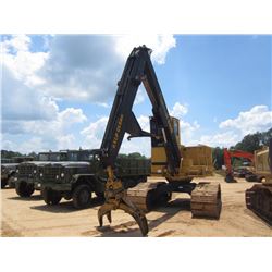 TIGERCAT 240B TRACK LOG LOADER, S/N 2400323, CONTINUOUS ROTATION GRAPPLE, ECAB W/AIR, METER READING 