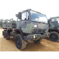 1997 STEWART & STEVENSON M1083 6X6 CARGO TRUCK, S/N B-T006064BCGF, CAT 300HP DIESEL ENG, ALLSON A/T,
