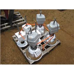 1 LOT (6) WAREHOUSE LIGHTS