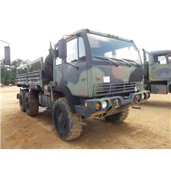 1997 STEWART & STEVENSON M1083 6X6 CARGO TRUCK, S/N B-T005988BCGF, CAT 300HP DIESEL ENG, ALLSON A/T,