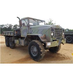 HARSCO 5 TON 6X6 CARGO TRUCK, S/N 23F0121, CUMMINS DIESEL ENG, AUTO TRANS, 14' CARGO BED W/TAILGATE,