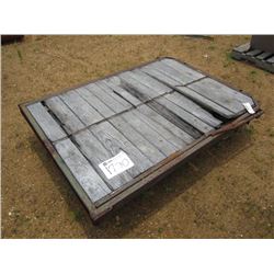 METAL/WOOD CART, 4'X66"