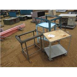 1 LOT (5) METAL STANDS