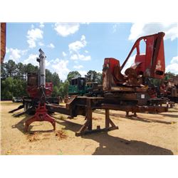 PRENTICE 2280 LOG LOADER, S/N PR63230, (07 YR) DELIMBER, CUMMINS DIESEL ENG, ECAB W/AIR, MTD ON T/A 