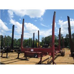 4 BOLSTER T/A LOG TRAILER, S/N , 11R24.5 TIRES