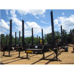 (UNUSED) 2016 PITTS LT40L 4 BOLSTER T/A LOG TRAILER, S/N 5JYLT4221GP161499, 11R24.5 TIRES, DISC WHEE