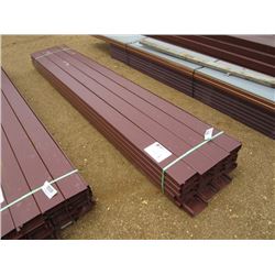 1 LOT (40) 6" 16 GALVANIZED CHANNEL 12' LGTH