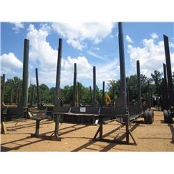 1988 JOHNSON 40' T/A LOG TRAILER, S/N 1CD2L4024JA003598, 4 BOLSTER, HD LANDING GEAR, 11R24.5 TIRES (