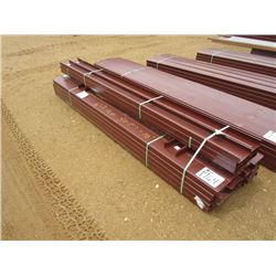 1 LOT (50) 6" 16 GALVANIZED CHANNEL 10' LGTH